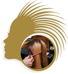 woman's hair being combed