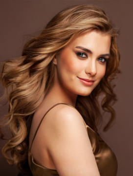 woman smiling