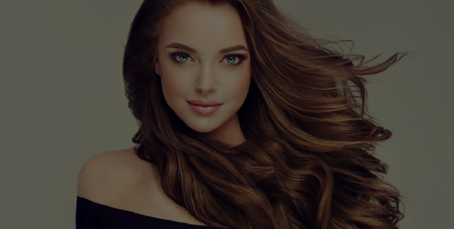 a woman smiling